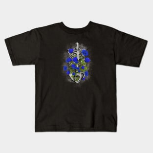 Rib Cage Floral 9 Kids T-Shirt